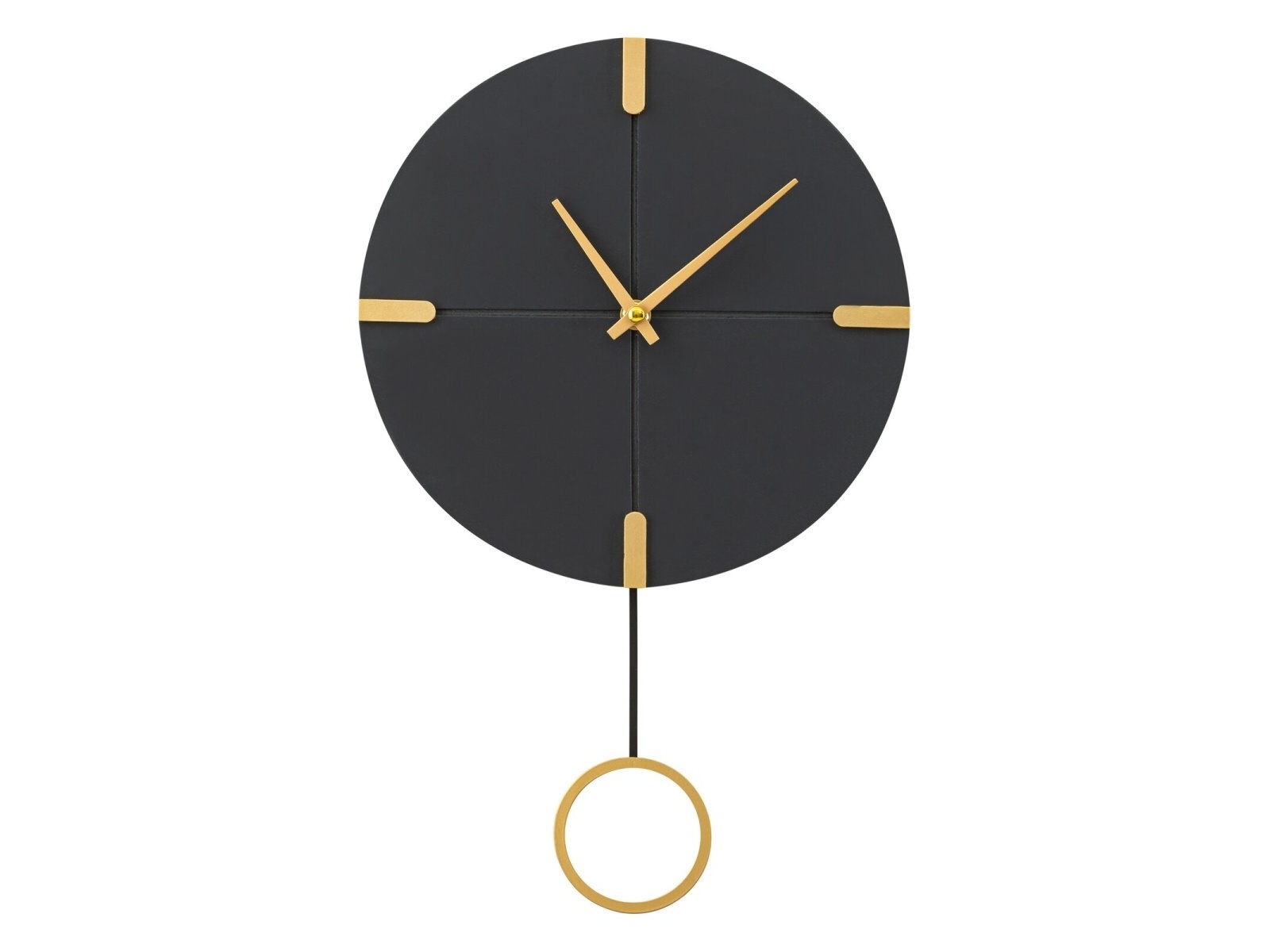 Dekoračné nástenné hodiny kyvadlové, 25 cm